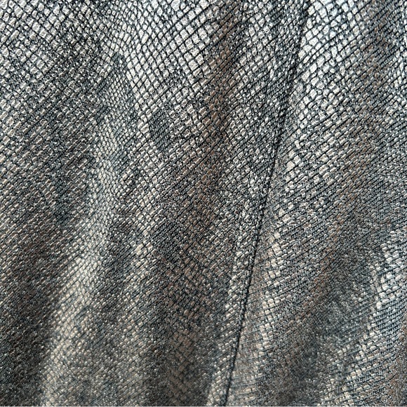 Calvin Klein Silver Metallic Snake Dress 14 NWT - Picture 3 of 7
